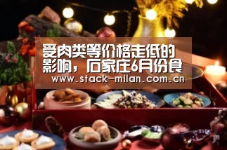 受肉类等价格走低的影响,石家庄6月份食品价格环比回落“米兰体育下载”(图2) 米兰赛事